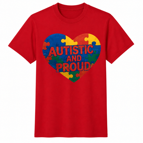 💙 Autism & Proud Tee